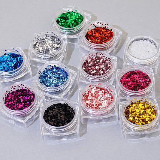 Round Nail Glitter - 2 Ultra Mini 1mm Sequins