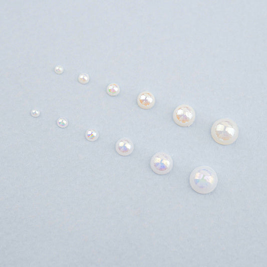 Nail Half Pearl 12 Set-2 AB Pearl Nail Parts