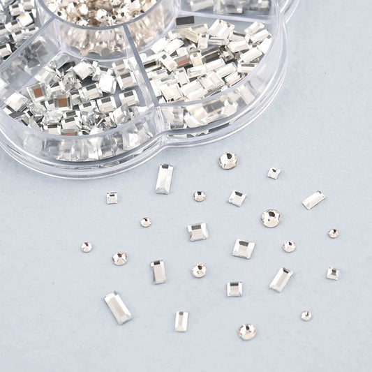 A Box of Nail Rhinestones Nail Art Charms and Gems Crystals for Craft -NS07
