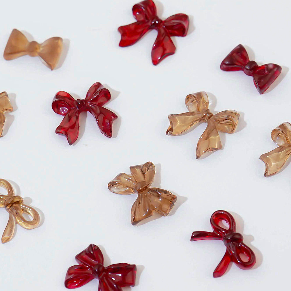 Ribbon Nail Parts- 132 Burgundy Pumpkin