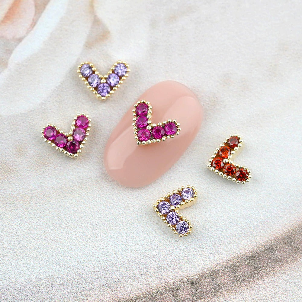 Heart Nail Parts - 70 Heart Stone