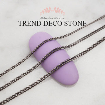 Trendy Nail Chain (30cm) - Black