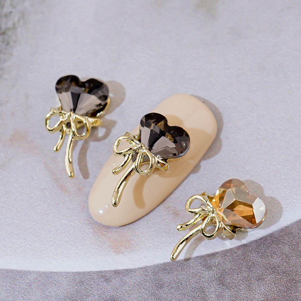 Heart Nail Parts-82 Ribbon