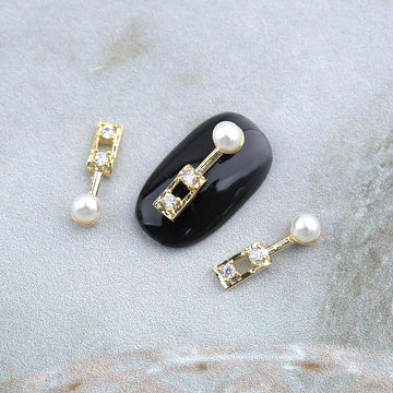 Luxury Nail Parts-41 Pearl Zircon Stone