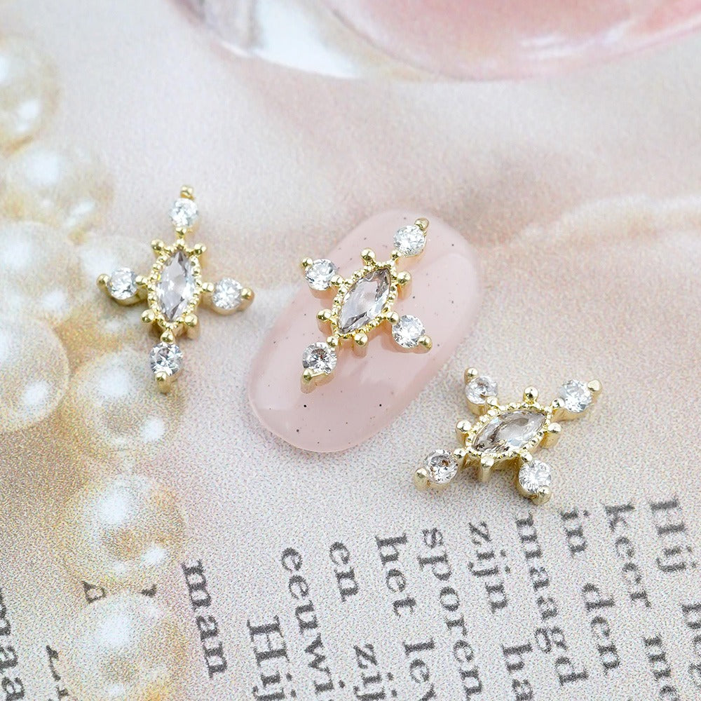 Luxury Nail Parts-46 Waterdrop Zircon Stone