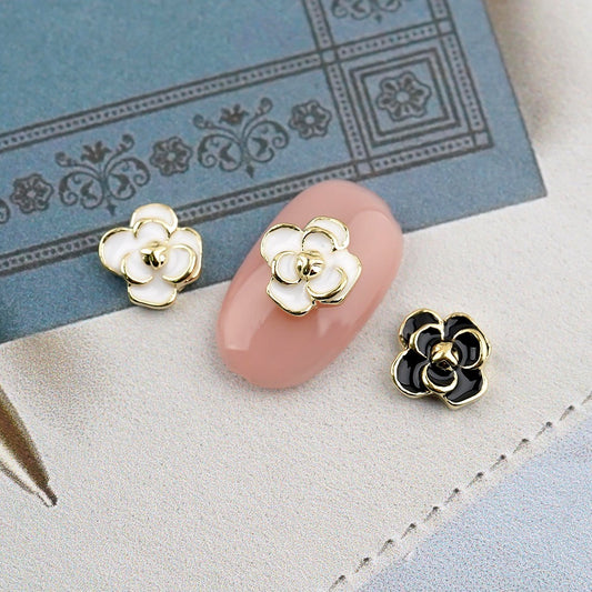 Spring Flower Nail Parts - 21 Metal Flower Cherry Blossom
