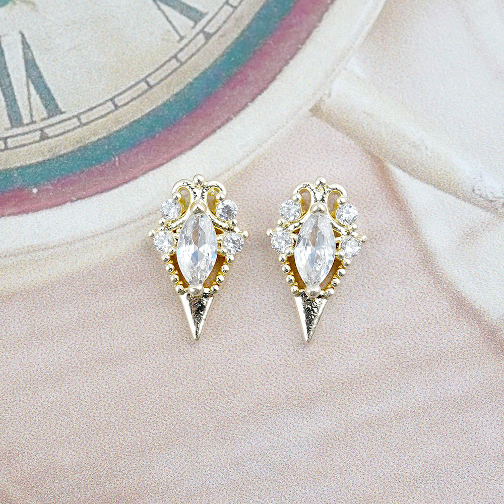Luxury Nail Parts-47 Waterdrop Zircon Stone