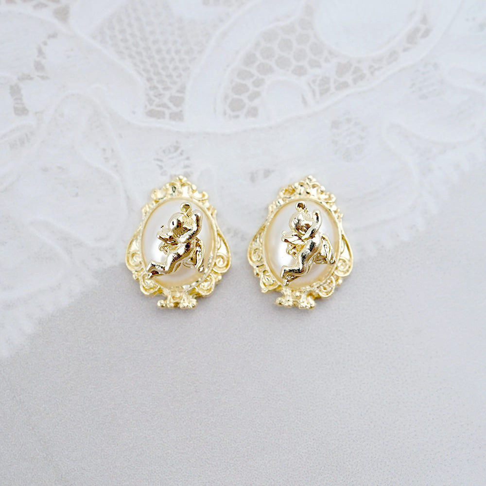 Luxury Nail Parts-54 Brooch Pearl Elzel Stone