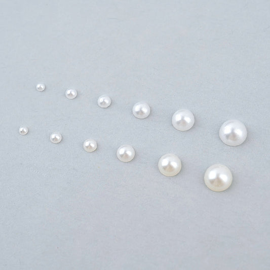 Nail half-pearl 12 sets - 1 pearl nail parts