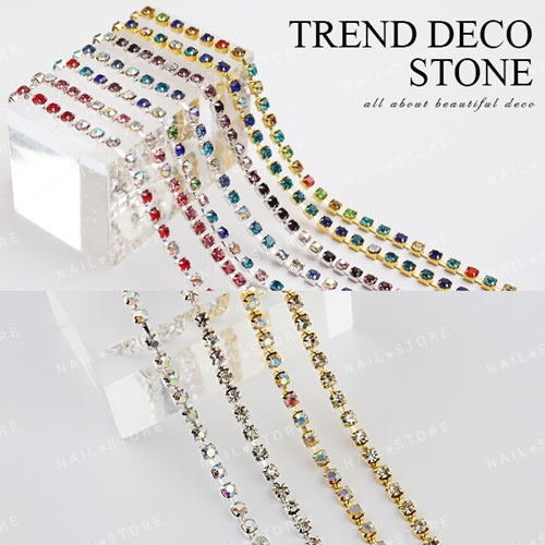 Deco Cubic Chain Stone (ss12)