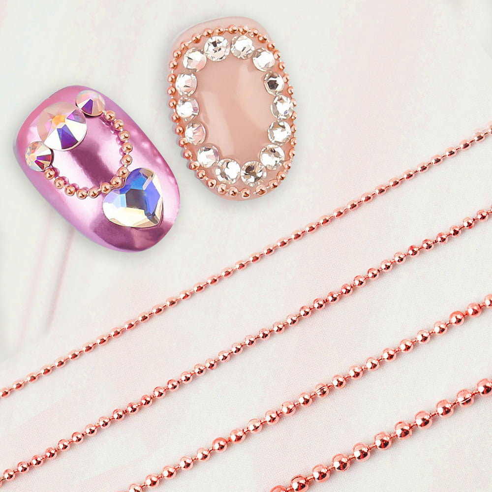 Trend Charm Stone Chain 30cm Nail Parts