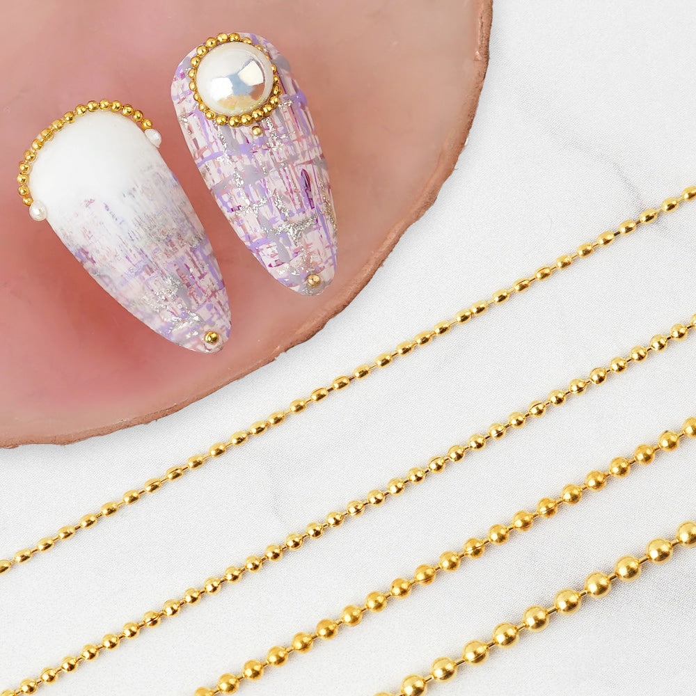 Charm Stone Chain 120cm Nail Parts