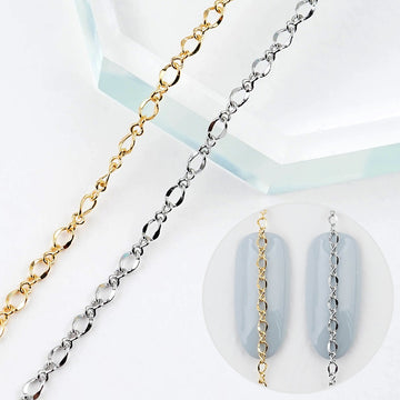 Metal design chain - 12 lengths 30cm