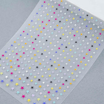 3D Embossed Nail Sticker - 616 Mini Star