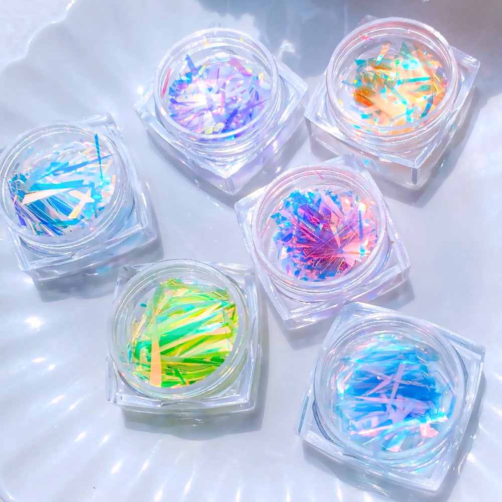 Aurora Nail Glass Film Pieces 6-piece Set-3