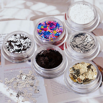 Flower Nail Glitter - 1 Spangle Flower