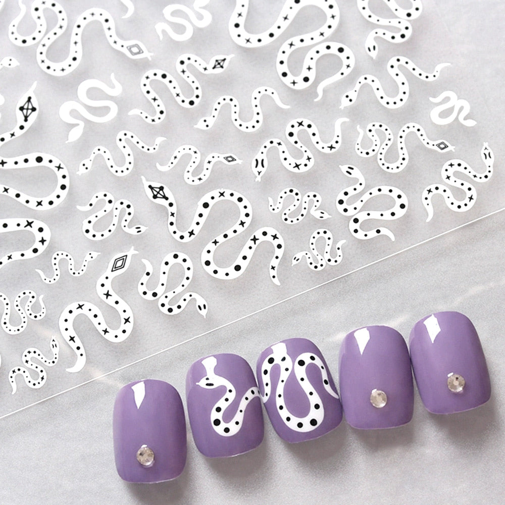 Nail Sticker-157 Snake