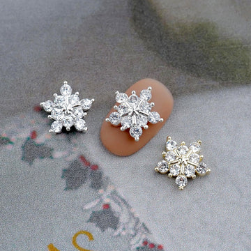 Luxury Nail Parts-49 Snowflake Zircon Stone