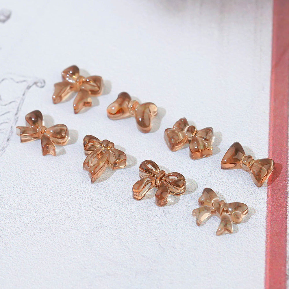 Ribbon Nail Parts- 134 Mini Brown Nail Stone