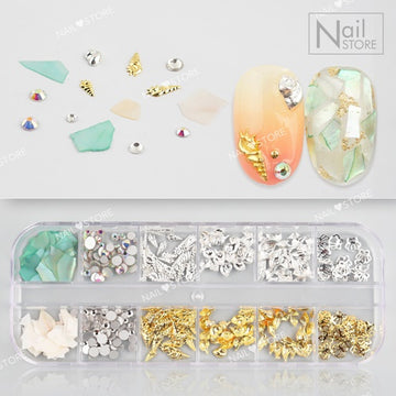 Meriel Deco Collection-9 / Mother of Pearl Nails
