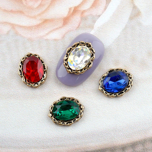 Fancy Nail Parts-57 Oval Brooch