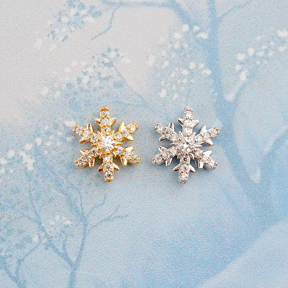 Luxury Nail Parts-53 Snowflake Christmas Stone