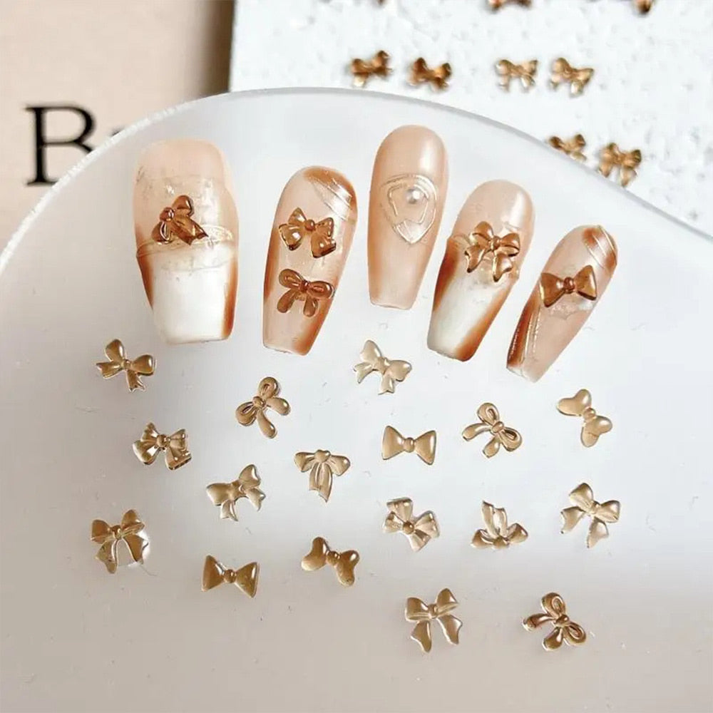 Ribbon Nail Parts- 134 Mini Brown Nail Stone