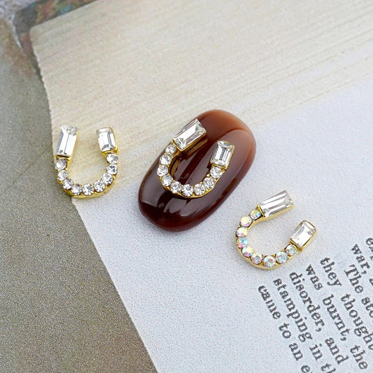 Fancy Nail Parts - 13 Horseshoe Mini Stone