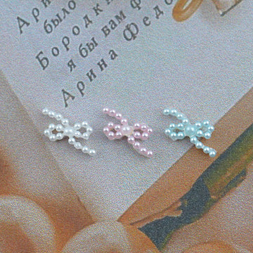 Ribbon Nail Parts - 131 Mini Pearl Heart