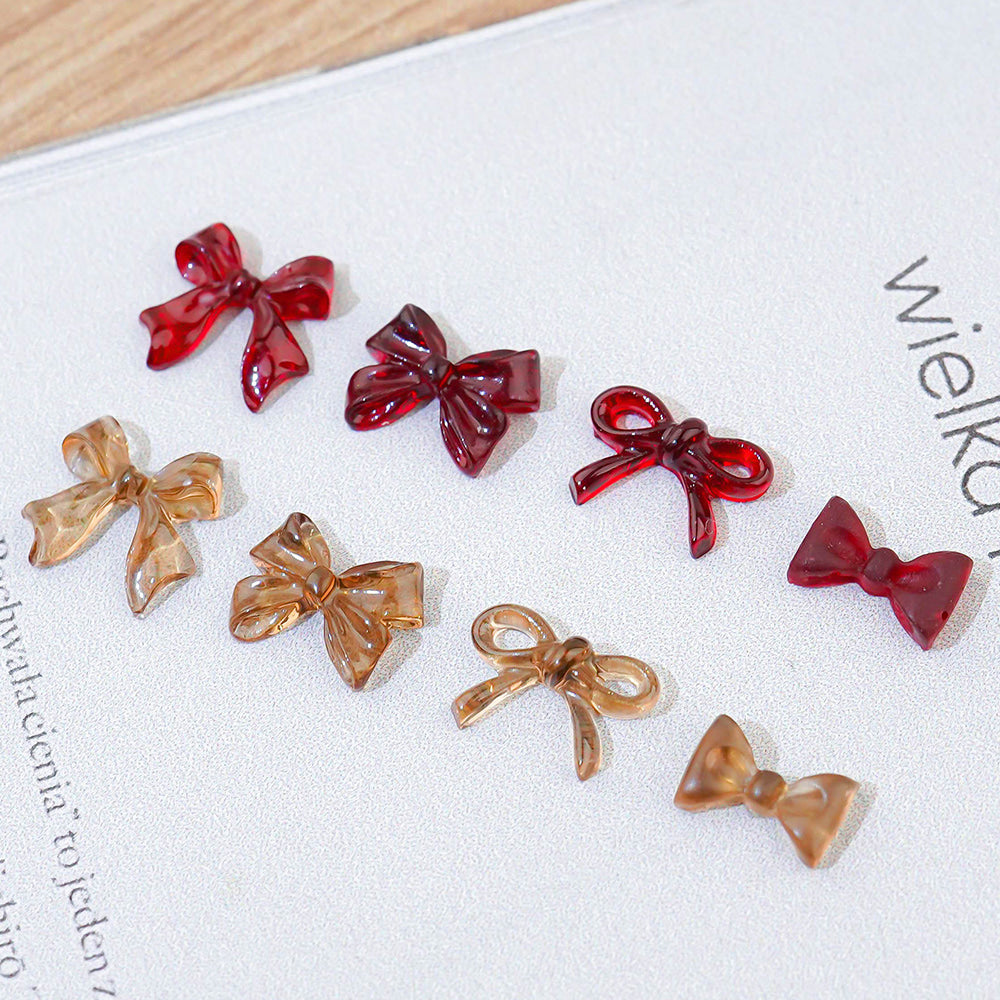 Ribbon Nail Parts- 132 Burgundy Pumpkin