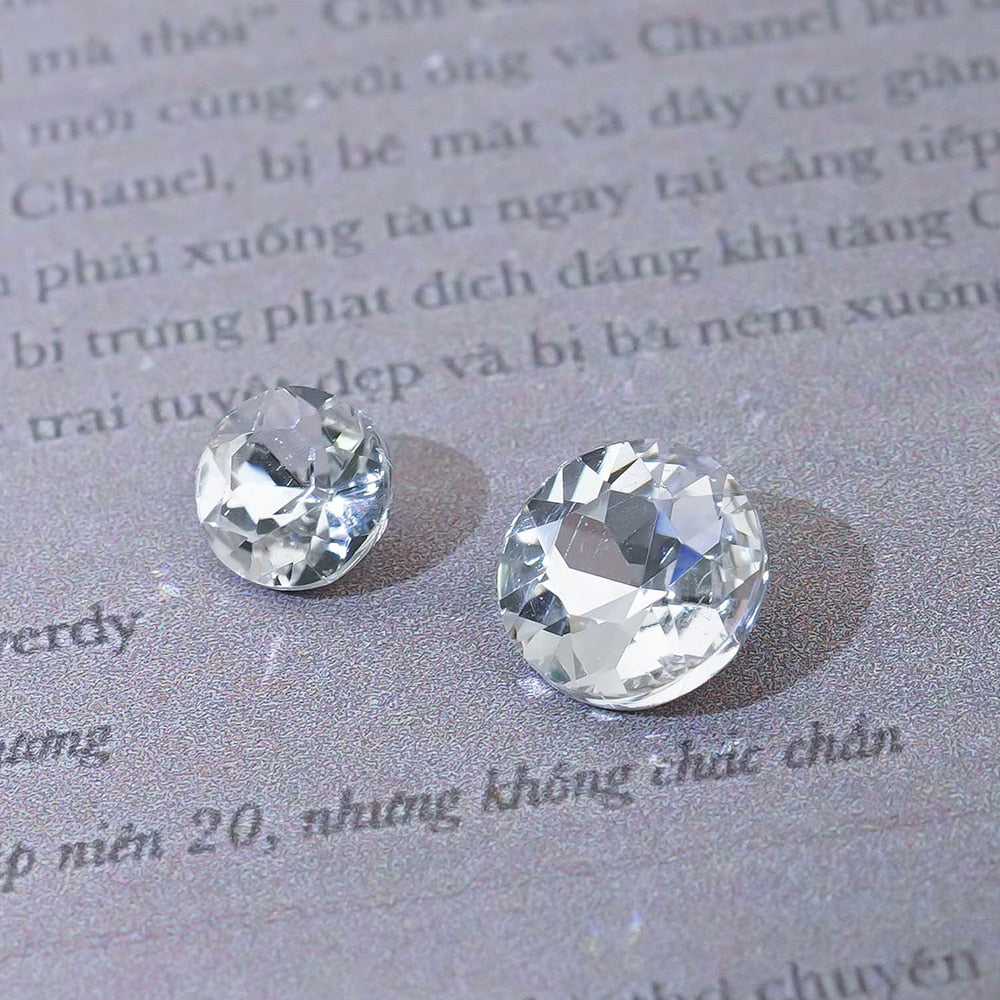 Round Nail Stone-2 V-Cut Crystal
