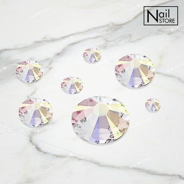 Austrian AB Crystal Flatback Nail Rhinestones