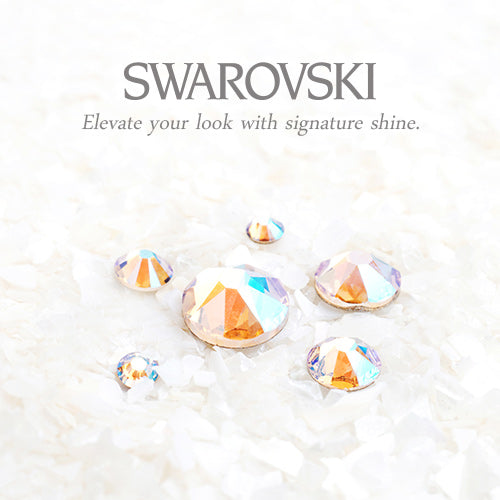 Austrian Crystal Silk Shimmer Flat Stone Nail Stone