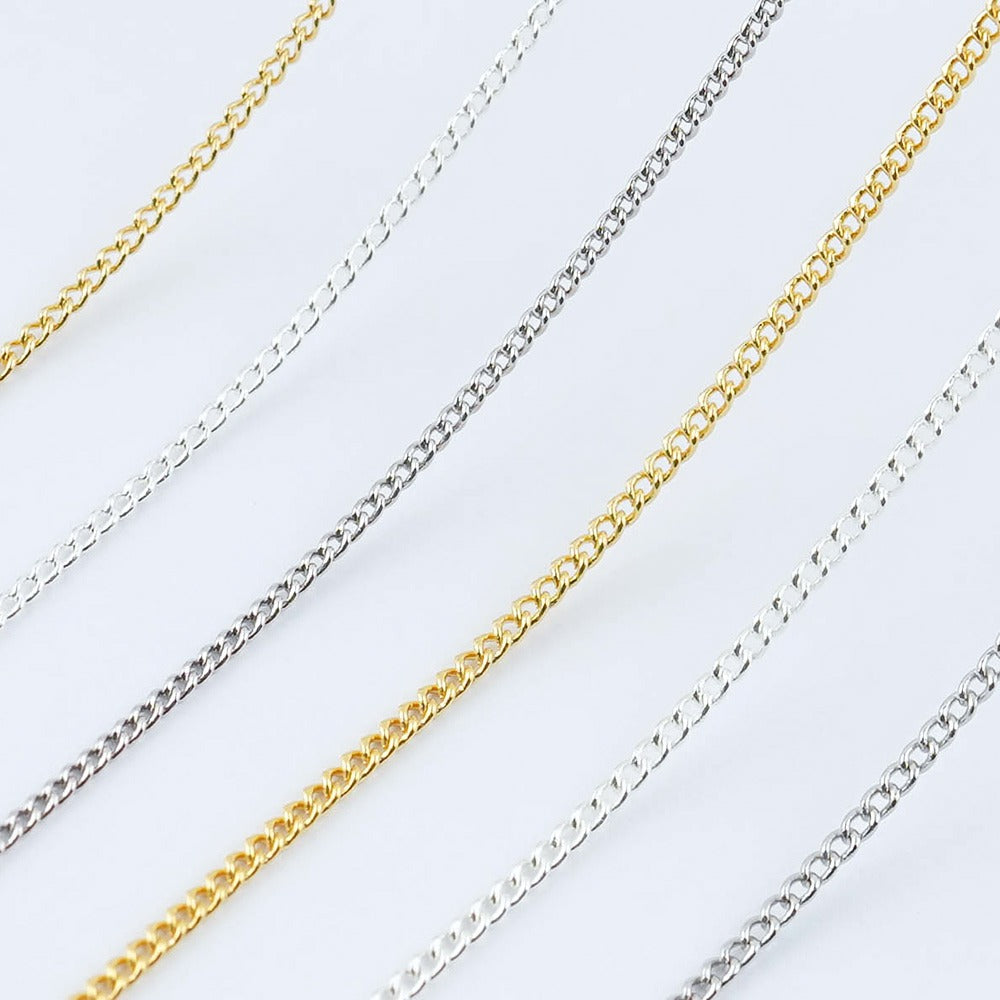 Basic nail chain 30cm ring metal