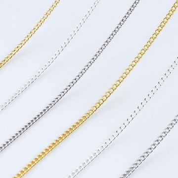 Basic nail chain 30cm ring metal