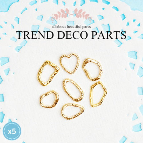 Deco Stone-Ring Charm Parts-6 (2 types)
