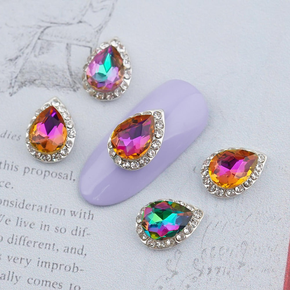 Fancy Nail Parts-192 Water Drop Fair Cut Stone