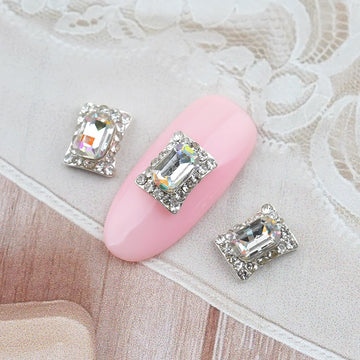 Fancy Nail Parts - 200 Square Stones