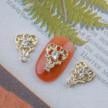 Heart Nail Parts-87 Gold