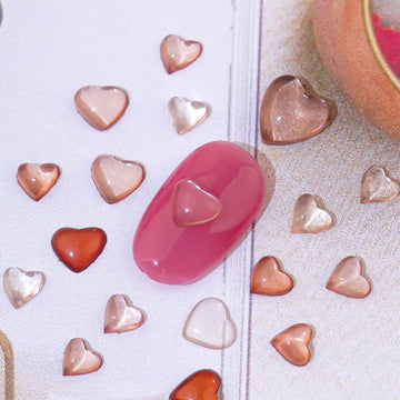 Heart Nail Parts-89 Dried Rose Burgundy