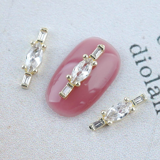 Luxury Nail Parts - 15 Simple Baguette