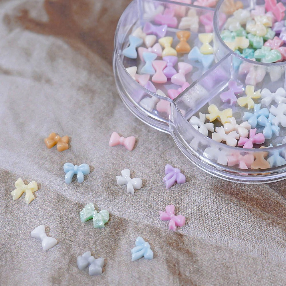 Nail Parts 7-piece set - 26 Mini Ribbon Pastel