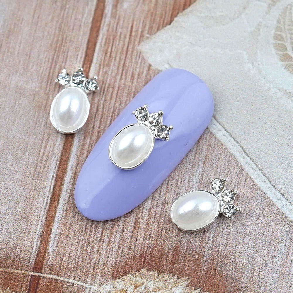 Pearl Nail Parts-1 Oval Water Drop