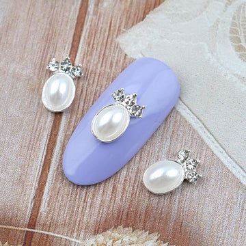 Pearl Nail Parts-1 Oval Water Drop
