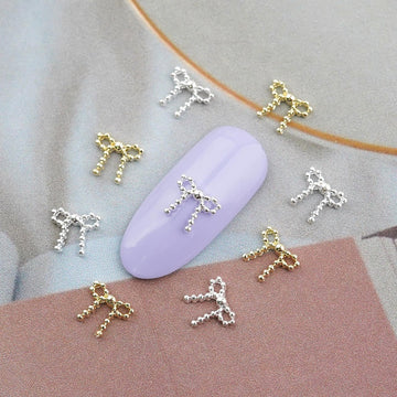 Ribbon Nail Parts-126 Mini Metal Ball Chain