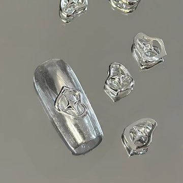 Star Nail Parts-41 Metal Silver 10-pack
