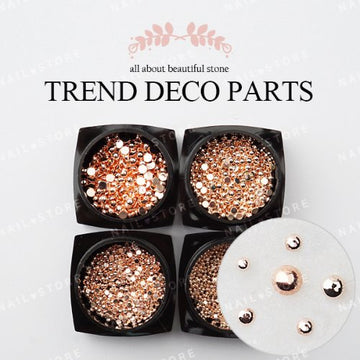 Trendy Metal Round Half Ball Series-4