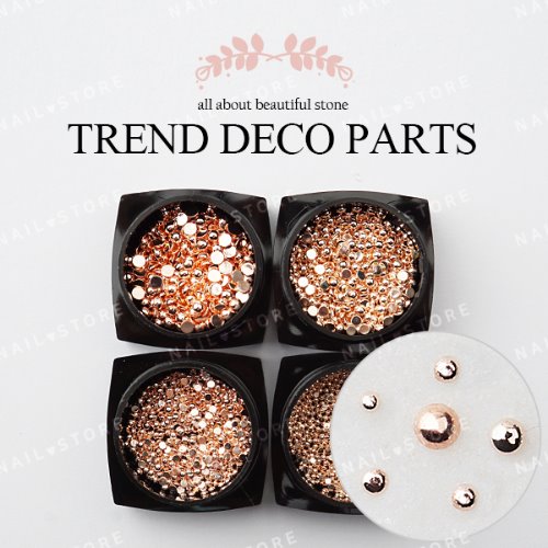 Trendy Metal Round Half Ball Series-4