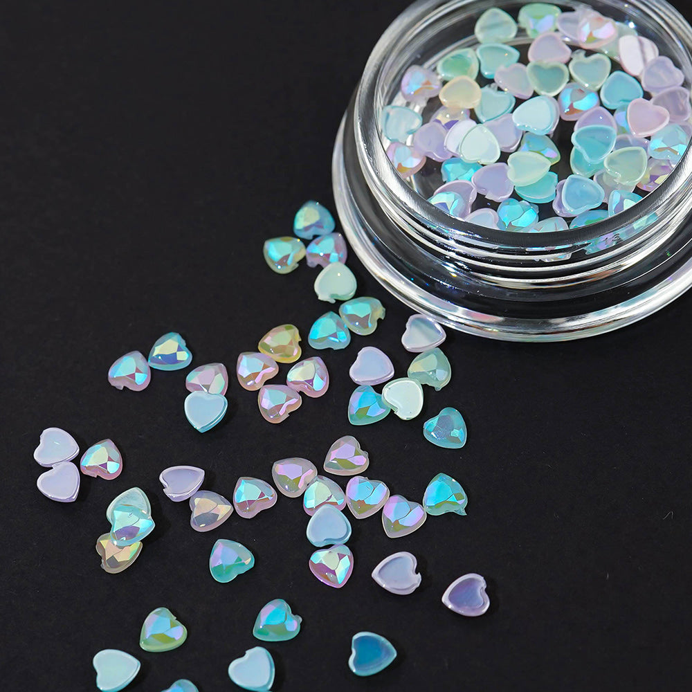 Heart Nail Parts - 81 Pastel Pearl Nail Stone