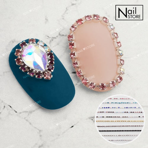 Rainbow Cubic Chain Stone-1